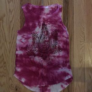Tie Die muscle Lucky Brand tank top
